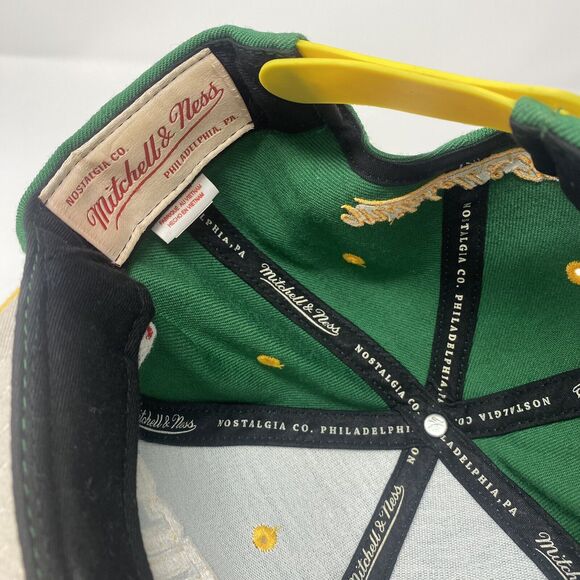 Supersonics Wool Hat Mitchell Ness Snapback Basketball Cap Hardwood Classics - Picture 5 of 8